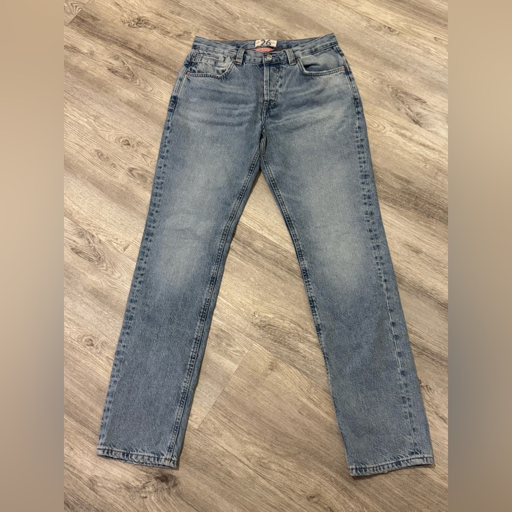NEW Free People We The Free CRVY Gia Wide-Leg Jeans Light Wash Size 26/2 US $128 - Picture 7 of 15